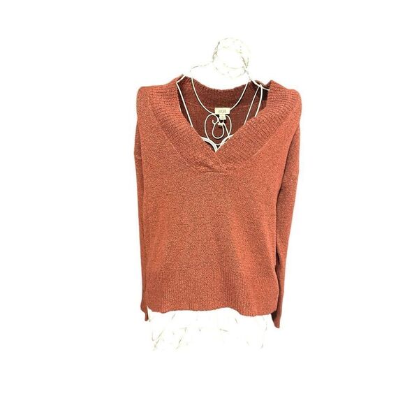 New with tags Beautiful WOMEN A.N.A Sweater Pull Over V Neck Warm Autumn Fall Lo - Picture 5 of 11